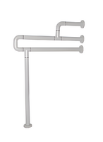 Поручень напольно-настенный с антибактериальным покрытием (белый) - fgospostavki.ru - Рязань