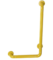 Поручень опорный L-образный вертикальный (желтый) - fgospostavki.ru - Рязань