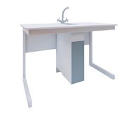 Стол ученический для кабинета химии двухместный - fgospostavki.ru - Рязань