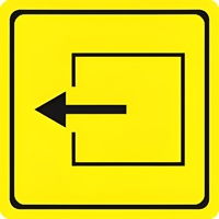 Тактильный знак (выход из помещения) 100х100 - fgospostavki.ru - Рязань