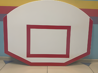 Щит стритбольный тренировочный (влагостойкая фанера), размер 1200х900 миллиметров - fgospostavki.ru - Рязань