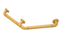 Поручень угловой трехопорный с антибактериальным покрытием (желтый) - fgospostavki.ru - Рязань