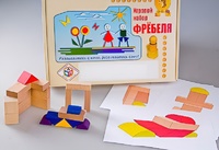 Игровой набор Фребеля "Конструктор деревянный без соединений-2" (Серия "Эксперимент") - fgospostavki.ru - Рязань