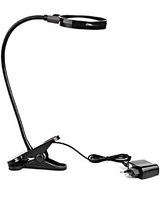 Лупа настольная на прищепке с подсветкой (5х) - fgospostavki.ru - Рязань