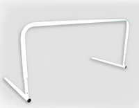 Барьер тренировочный регулируемой высоты (кнопочный фиксатор) - fgospostavki.ru - Рязань