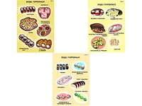 Плакаты ПРОФТЕХ "Виды пирожного" (3 пл, винил, 70х100) - fgospostavki.ru - Рязань