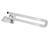 Поручень откидной с антибактериальным покрытием (белый) - fgospostavki.ru - Рязань