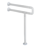 Поручень напольно-настенный с антибактериальным покрытием (белый) - fgospostavki.ru - Рязань