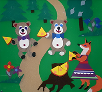 Пособие для слабовидящих детей - Театр-сказка "Два жадных медвежонка" - fgospostavki.ru - Рязань