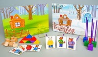 Игровой набор Фребеля "Заюшкина избушка" (серия "Сказочный мир". Выпуск 1) - fgospostavki.ru - Рязань