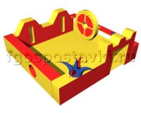 Игровой бассейн "Замок" с аппликациями и дополнительными игровыми элементами - fgospostavki.ru - Рязань