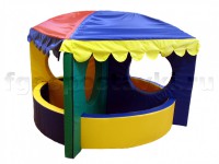 Сухой бассейн-трансформер "Карусель" 6 элементов с шариками - fgospostavki.ru - Рязань