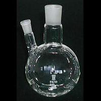 Колба круглодонная с двумя горловинами и шлифами 100 мл. - fgospostavki.ru - Рязань