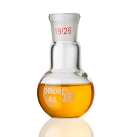 Колба плоскодонная со шлифом 50 мл. - fgospostavki.ru - Рязань