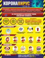 Плакат "Коронавирус" (вариант 1) - fgospostavki.ru - Рязань