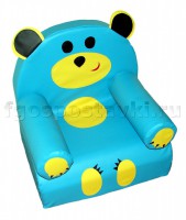 Кресло "Мишка" ВИК с подлокотниками и аппликацией - fgospostavki.ru - Рязань