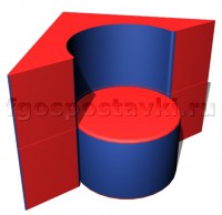 Кресло-пуф модульное ВИК - fgospostavki.ru - Рязань