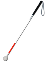 Трость телескопическая композитная с вращающимся шарообразным наконечником длинная на крючке - fgospostavki.ru - Рязань