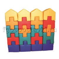 Мягкий модуль-конструктор "Строитель" (20 элементов) - fgospostavki.ru - Рязань