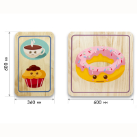 Набор стеновых панелей «Милая еда - Завтрак» - fgospostavki.ru - Рязань