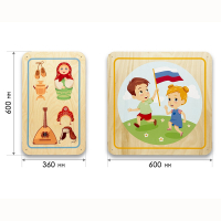 Набор стеновых панелей «Символы России - Культура» - fgospostavki.ru - Рязань