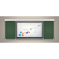 Многофункциональная раздвижная система аудиторных досок 75'' - fgospostavki.ru - Рязань