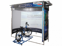 Интерактивный велотренажер "Пилот-2" на основе системы виртуальной реальности (панорамный экран с углом обзора 210 градусов) - fgospostavki.ru - Рязань