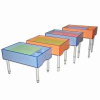 Песочные столы на регулируемых опорах RGB подсветка - fgospostavki.ru - Рязань