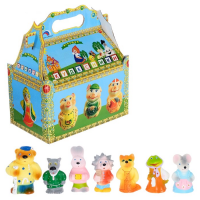 Набор резиновых игрушек "Теремок" - fgospostavki.ru - Рязань