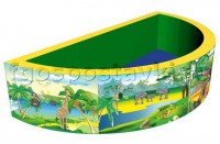 Сухой бассейн полукруглый с шелкографией - fgospostavki.ru - Рязань