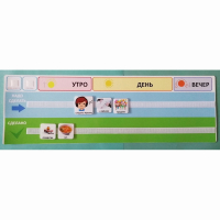 Визуальное расписание на день (для карточек размером 5-5 и 6-6 см) - fgospostavki.ru - Рязань