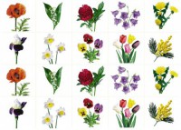 Комплект карточек "Запоминай, играй, считай" - Цветы - fgospostavki.ru - Рязань