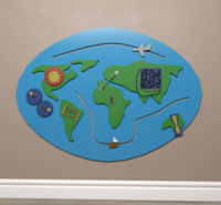 Бизиборд «Планета Земля» - fgospostavki.ru - Рязань