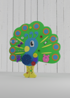 Бизиборд «Радостный павлин» - fgospostavki.ru - Рязань