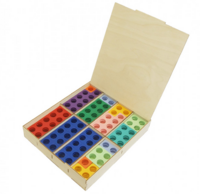 Нумирошка. Набор цветных пластиковых форм 80 шт. в коробке по методике Нумикон - fgospostavki.ru - Рязань