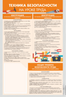 Стенд-уголок "Техника безопасности на уроках труда" - fgospostavki.ru - Рязань