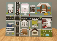 Настенная панель «Городские улицы» - fgospostavki.ru - Рязань