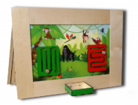 Тактильно-развивающая панель «Животные» - fgospostavki.ru - Рязань