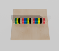 Тактильно-развивающая панель с разноцветными кругами - fgospostavki.ru - Рязань