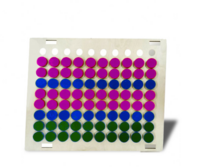 Тактильно-развивающая панель «Цветные фигурки» - fgospostavki.ru - Рязань