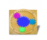 Тактильно-развивающая панель «Цветные шестеренки» - fgospostavki.ru - Рязань