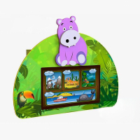 Сенсорный настенный коррекционно-развивающий комплекс Бегемотик - fgospostavki.ru - Рязань