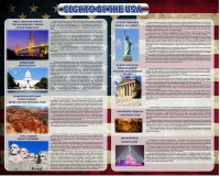 Стенд "Достопримечательности США" Вариант 2 - fgospostavki.ru - Рязань