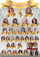 Стенд резной "Британская королевская семья" - fgospostavki.ru - Рязань