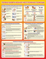 Стенд "Первая доврачебная неотложная помощь" - fgospostavki.ru - Рязань