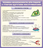 Стенд "Техника безопасности при работе с утюгом" - fgospostavki.ru - Рязань
