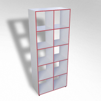 Шкаф открытый многосекционный ТР10 ЛДСП  - fgospostavki.ru - Рязань