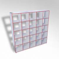 Шкаф открытый многосекционный ТР25 ЛДСП - fgospostavki.ru - Рязань