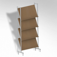 Стеллаж на металлокаркасе демонстрационный - fgospostavki.ru - Рязань