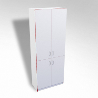 Стеллаж закрытый А-310 ТР ЛДСП  - fgospostavki.ru - Рязань